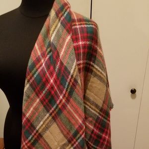 Versatile, Stylish Tartan Blanket Scarf